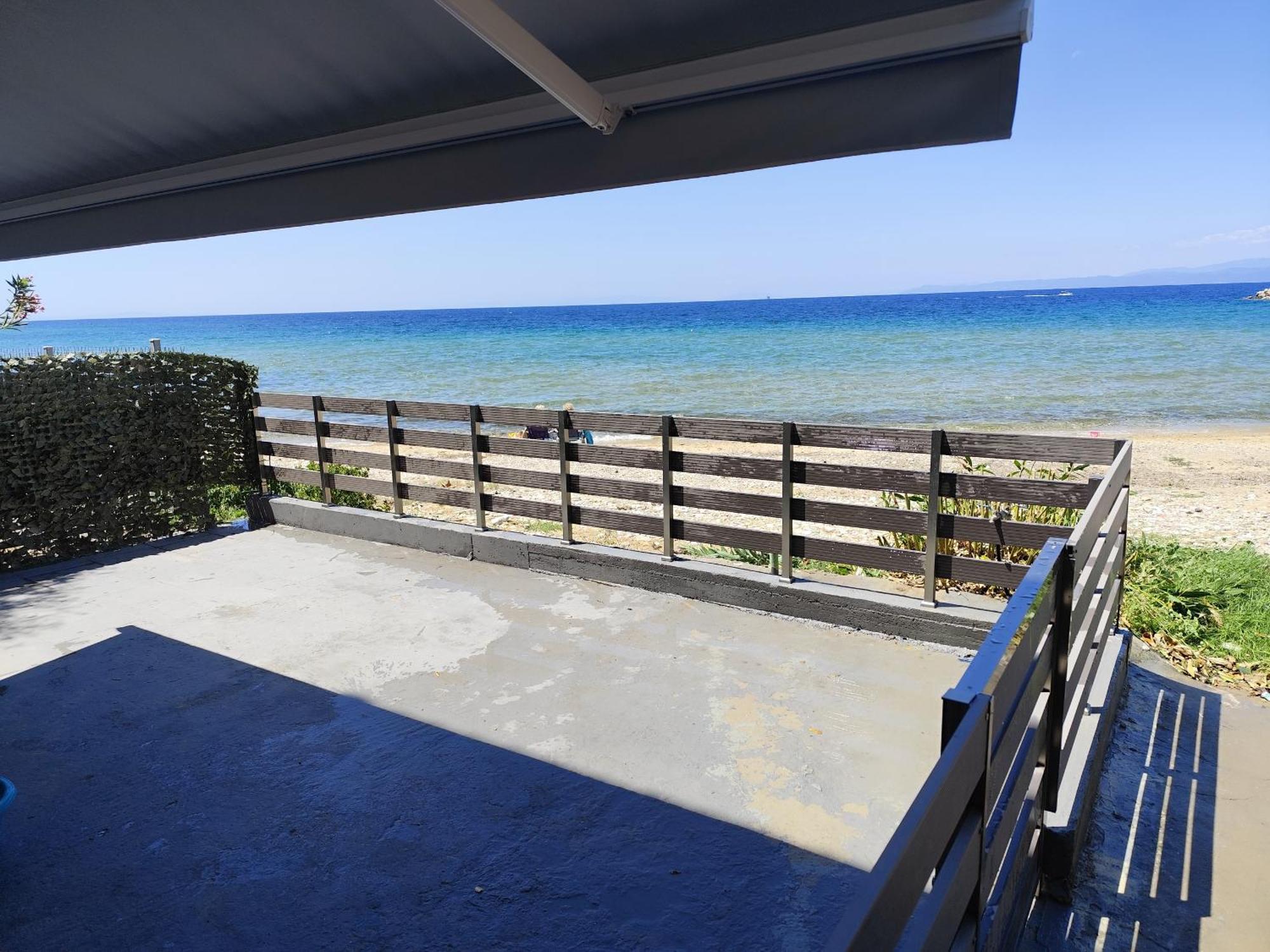 Beachfront Apartment Thassos Skala Kallirakhis Exterior photo